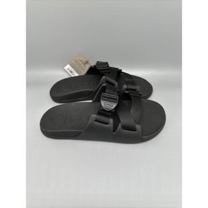 Chaco Chillos Slide Black/Black Comfort Sandal JCH107089 Men's‎ US Sz 11